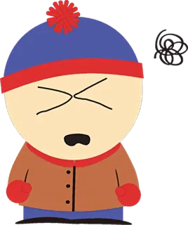 🤯 5f28aa3c Stan Marsh South Park Южный Парк, Мультфильм, Персонаж, Комедия, Стэн Марш telegram sticker