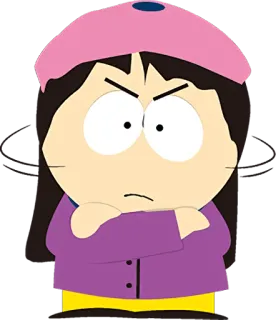 😤 9e05e082 Wendy Testaburger South Park Мультфильм, Злая, Девушка, South Park, Венди Тестабургер telegram sticker