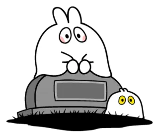 Spoiled Rabbit👻Halloween Photo👻 whatsapp stickers