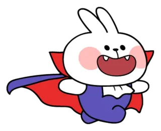 Spoiled Rabbit👻Halloween Photo👻 telegram stickers