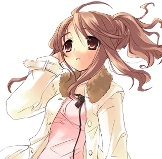The Melancholy of Haruhi Suzumiya :: @line_stickers whatsapp stickers