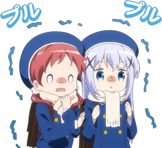 😣 dce8971f プル anime, cold, winter, chilly, japanese, characters whatsapp sticker