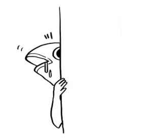 🐈 c881b249 weinen, traurig, gucken, fisch, cartoon, illustration, charakter, emotion whatsapp sticker