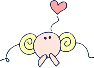 😍 f44fcef6 dễ thương, trái tim, tình yêu, mây telegram sticker