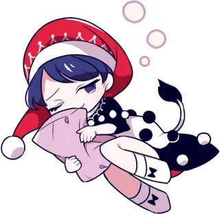 😪 0952c008 Cartoon, schläfrig, süß, Anime, Chibi, Kawaii, schlafend telegram sticker