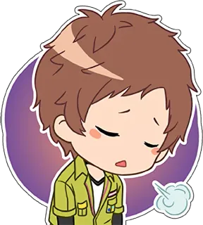 😩 268643cc ちび, 疲れ, アニメ, 漫画, 悲しい, 眠い telegram sticker
