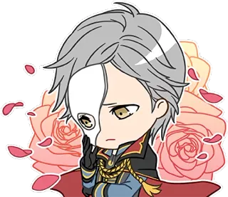 ☹️ 8d888ea5 Phantom of the Opera オペラ座の怪人, 仮面の男, バラ, オペラ, マスク, キャラクター telegram sticker