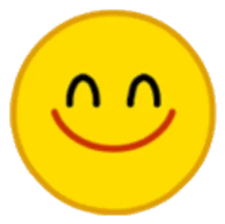 😊 72496701 Biểu tượng cảm xúc, Mặt cười, Vui vẻ, Màu vàng telegram sticker