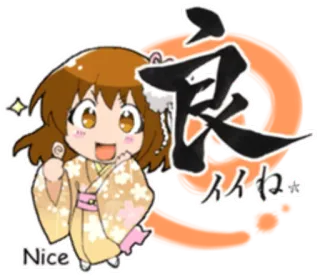 👍 5ae13225 いいね
Nice Anime, Dibujos animados, Lindo, Japonés, Kawaii, Positivo whatsapp sticker