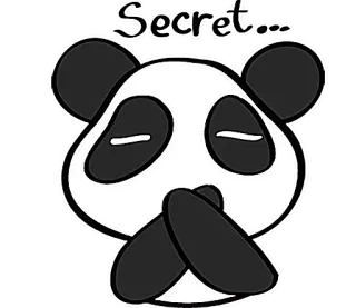 👩 b42b9cbf Panda, Animale, Orso, Carino, Assonnato, Cartone animato telegram sticker