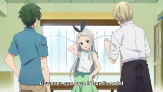 😚 c4b88830 However, you have to say I'm cute! 애니메이션, 귀여운, 여자, 요청, 사랑스러운 telegram sticker