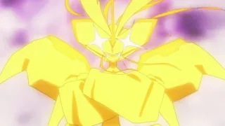 👧 f83400e9 애니메이션, 빛나는, 노란색, 반짝이는, 캐릭터, 판타지 telegram sticker