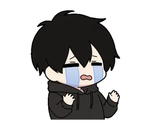 😭 c645a2c8 Аниме, Плачущий, Грустный, Манга, Мультфильм telegram sticker