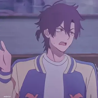 💈 326324c5 Anime, Cartoon, Charakter, Mann, Person telegram sticker