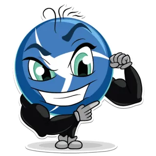 🏋️‍♂️ 0d4f9666 muscle, emoji, flex, arm telegram sticker