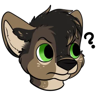 😐 da9b7900 animale, gatto, peloso, cartone animato, adesivo, illustrazione telegram sticker