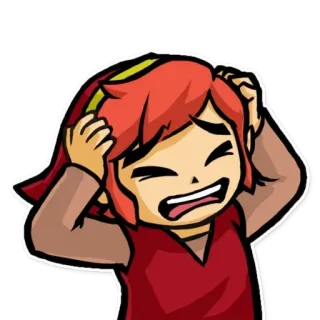😫 a6e2b1ca Zelda, Link, Videospiel, Cartoon, verwirrt, frustriert telegram sticker