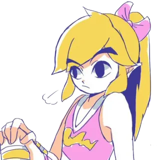 😕 c0189c39 Link Legend of Zelda Link, Legend of Zelda, Videospiel, Cheerleader, Cartoon, Niedlich, Fanart telegram sticker