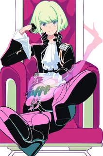 😤 8077d664 anime, character, manga, illustration, art, style telegram sticker