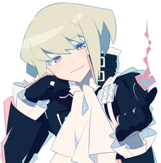 😘 b67a9b57 anime, character, illustration, digital art, art telegram sticker