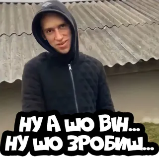😕 d8a27439 НУ А ШО ВИН... НУ ШО ЗРОБИШ... whatsapp sticker
