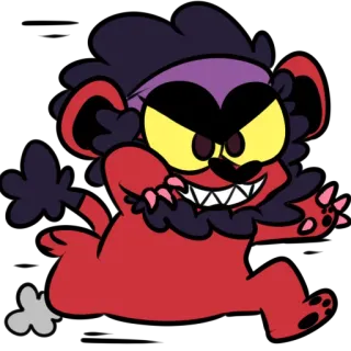 🏃 875414ad Мультфильм, Монстр, Существо, Животное, Фэнтези, Демон telegram sticker