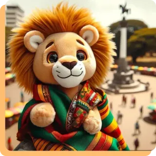 👧 1f785736 león, peluche, peluche, muñeca, lindo, bufanda, recuerdo, mercado telegram sticker