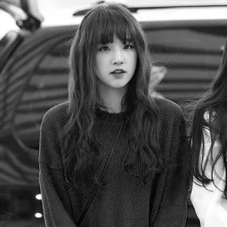 ✨ 072a36c1 Frau, Porträt, Mädchen, Haare, Frisur, Pullover telegram sticker