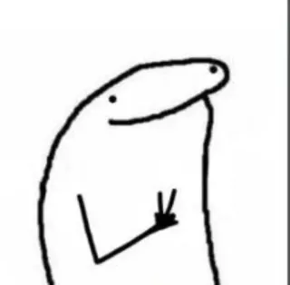 🤜 73220e74 FlorkOfCows florkofcows, 만화, 막대기 인간, 캐릭터, 평화 telegram sticker