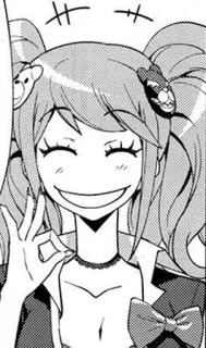 👌 810dd314 Junko Enoshima Danganronpa Anime, Manga, Dibujos animados, Personaje, Gesto OK, Fanart, Junko Enoshima, Danganronpa whatsapp sticker