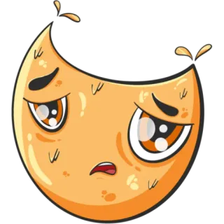 🤕 76be8b71 эмодзи, грустный, плачущий, эмоция, потливый, выражение telegram sticker
