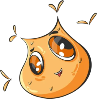 🤪 f75966ee Блоб, Мультфильм, Милый, Персонаж, Счастливый, Глупый telegram sticker