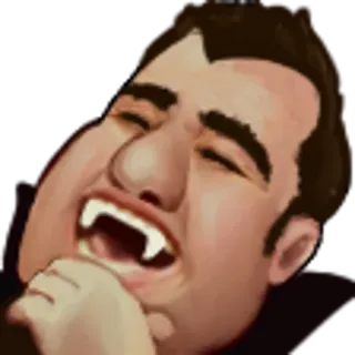 👹 d6574569 남자, 뱀파이어, 만화, 웃음, 소름, 할로윈, 괴물 telegram sticker