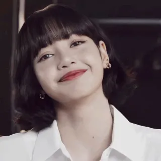 ✨ d434185e Lisa лиса, kpop, певица, женщина, blackpink, айдол, челка telegram sticker