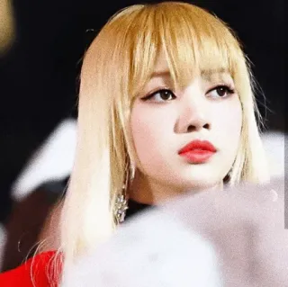 😒 bd952716 Lisa 리사, K팝, 블랙핑크, 아이돌, 가수, 연예인 telegram sticker