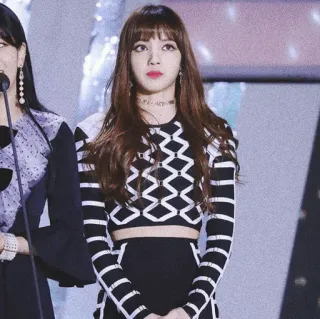 😐 fc4fc483 Lisa 여자, K팝, 가수, 아이돌, 블랙핑크, 연예인, 음악 telegram sticker