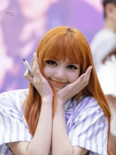 🍁 57b9e4de Lisa 有名人, 女性, 歌手, kpop, blackpink telegram sticker