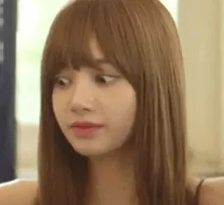 🥂 a1abaf94 Lisa kpop, лиза, знаменитость, айдол, женщина, смешно, мем, реакция telegram sticker