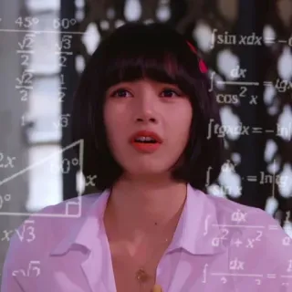 🐁 34778bc8 sin xdx- 数学, 方程式, 困惑, 学生, 女性, 代数 telegram sticker