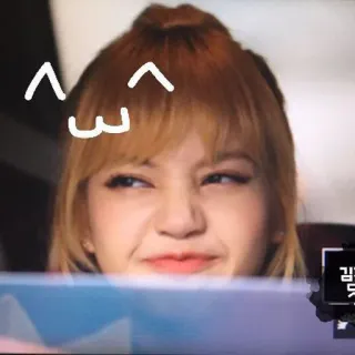 🐁 52a4604d Lisa kpop, 偶像, lisa, blackpink, 名人, 女性, 歌手, 可爱, 人物 telegram sticker