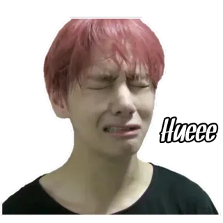 🐫 82c4f255 Hueee pleurs, contrarié, triste, angoissé, émotionnel telegram sticker