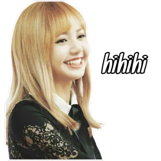 🐫 bd6b4852 hihihi femme, sourire, blonde, hihihi, joyeuse, personne telegram sticker