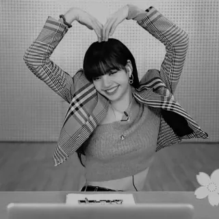 🔞 12599498 Lisa Lisa, K-pop, Blackpink, Idole, Chanteuse, Coeur telegram sticker