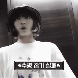 🍨 00ee38bc *수평 잡기 실패* persona, coreano, testo, fallimento telegram sticker