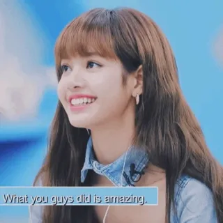 🌍 eeb635d9 What you guys did is amazing. mujer, sonriendo, increíble, retrato, persona telegram sticker