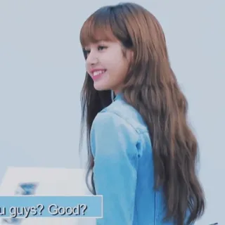 🌍 f3e1dd8e u guys? Good? mujer, persona, chica, pelo, sonrisa telegram sticker