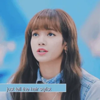 🌍 f9b08d83 just tell the hair stylist pelo, belleza, estilo, peinado, estilista telegram sticker