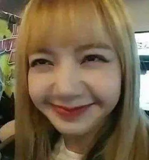 🐊 e10bd141 femme, sourire, blonde, portrait, personne whatsapp sticker