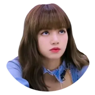😒 6ae39cf1 Lisa kpop, chanteur, lisa, célébrité, idole, expression telegram sticker