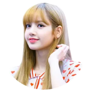 😄 e63e72fd Lisa Lisa, K-pop, chanteuse, célébrité, portrait, femme telegram sticker